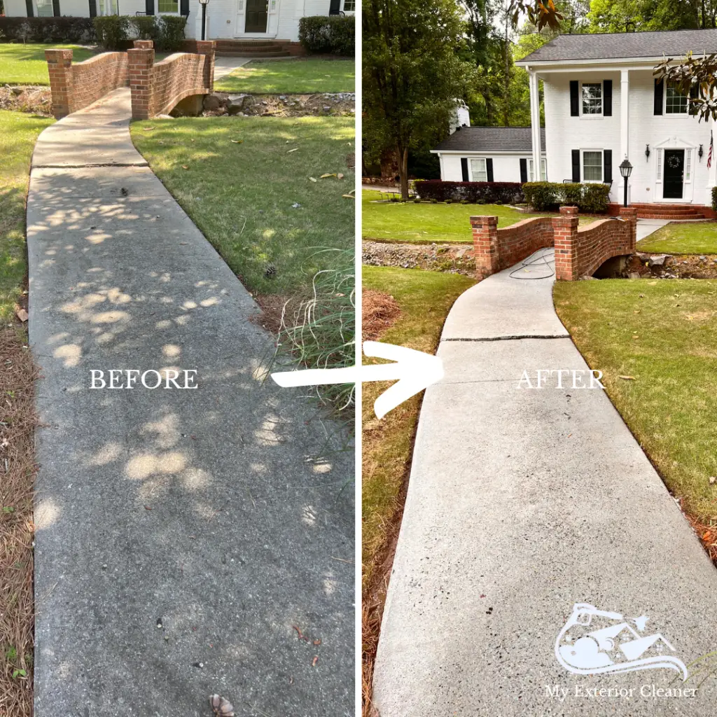 Concrete Pressure Washing Sidewalk North Decatur, Ga