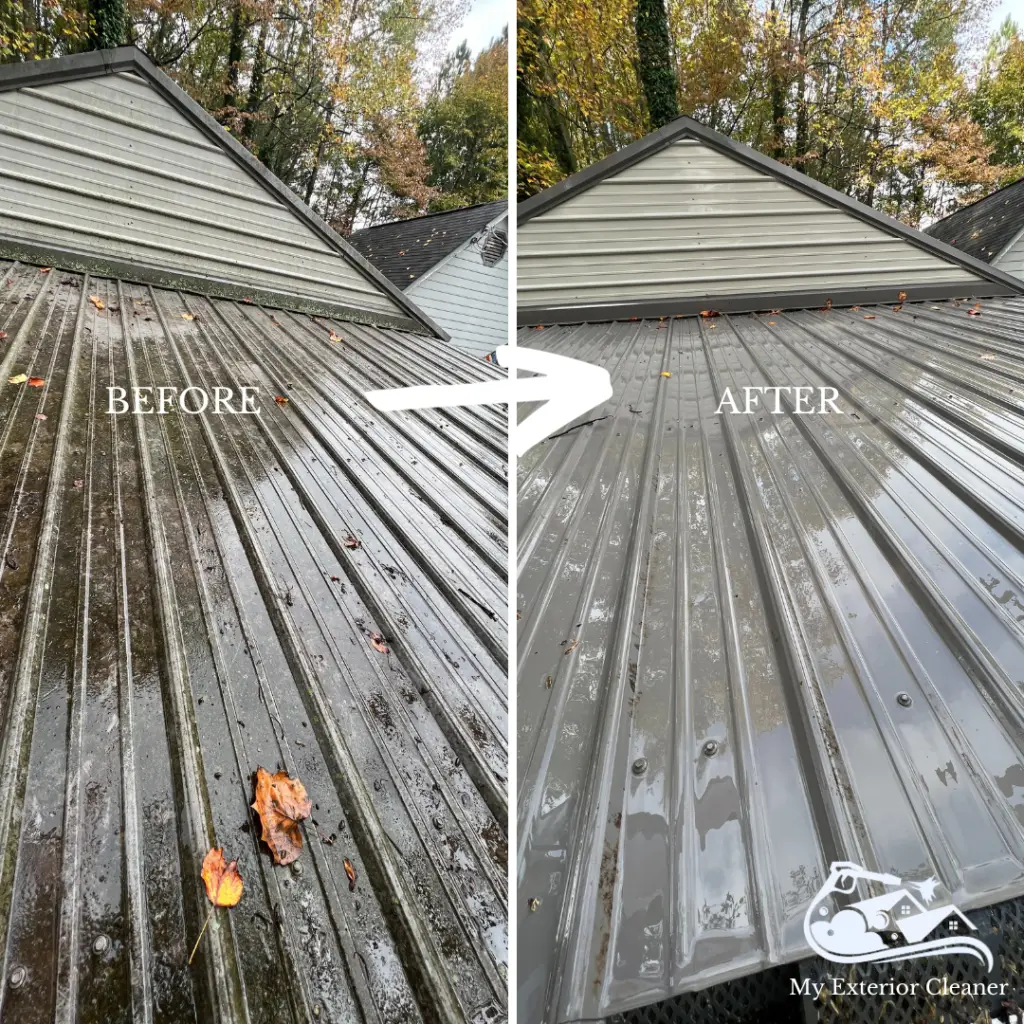Metal Roof Soft Wash Roswell, Ga (2)