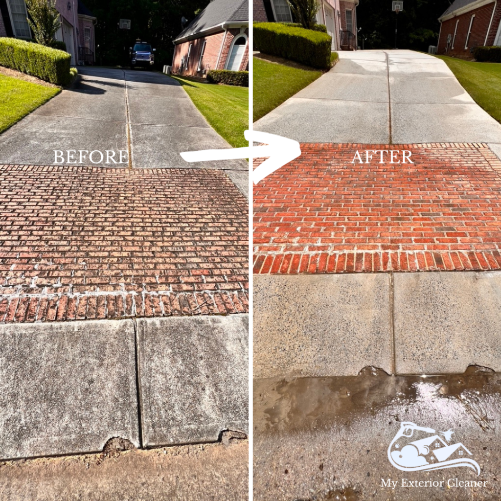 Concrete Pressure Washing Driveway North Druid Hills, Ga