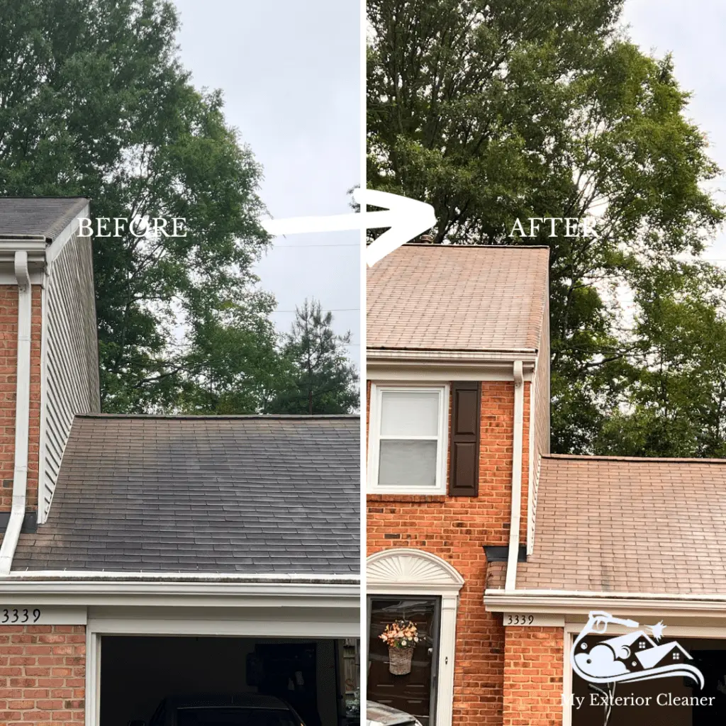 Roof Softwash Results