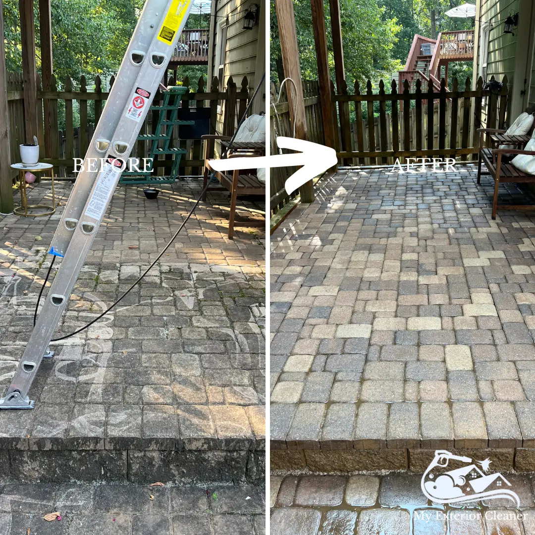 Pressure Washing Paver Patio Roswell, Ga