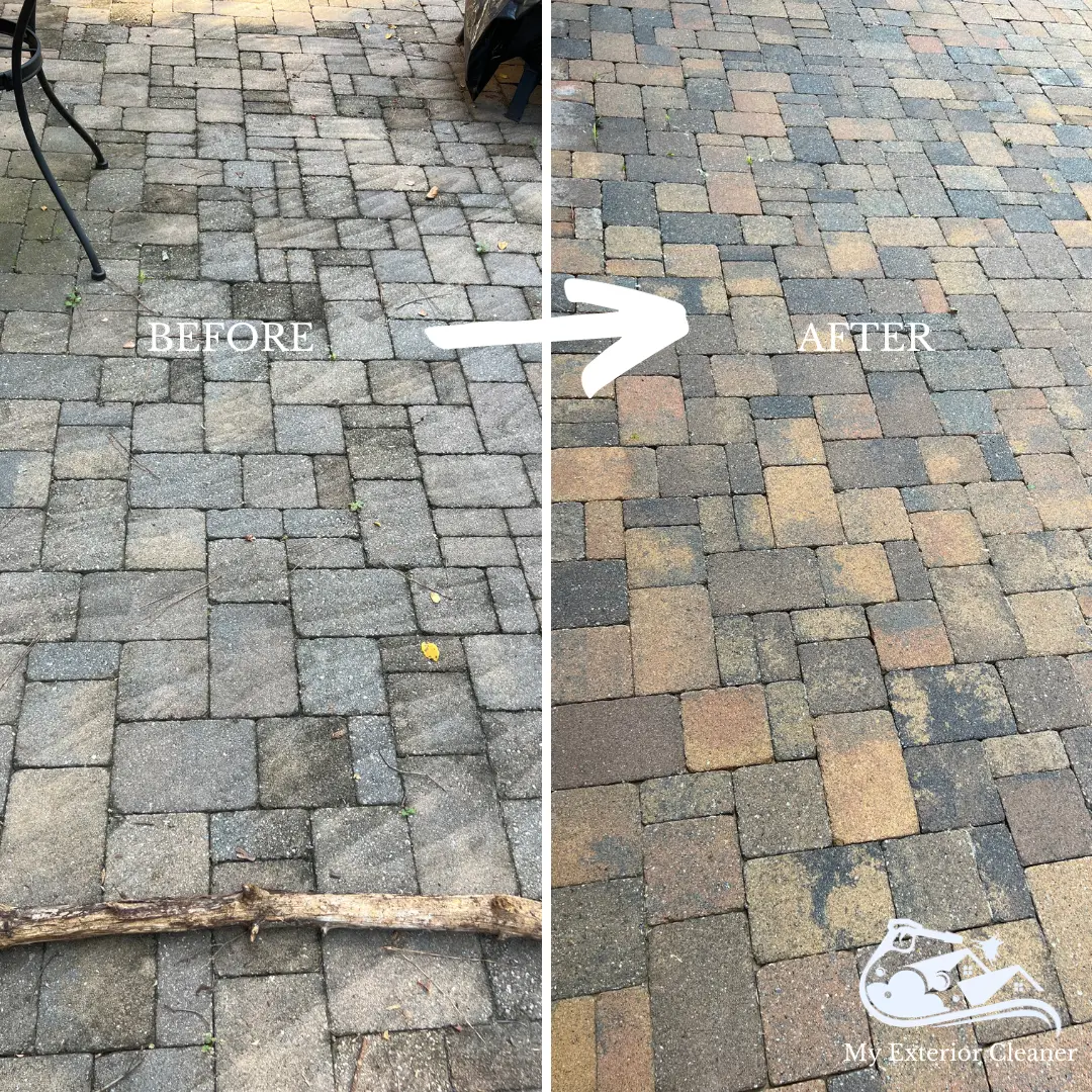 Pressure Washing Paver Patio Roswell, Ga (2)