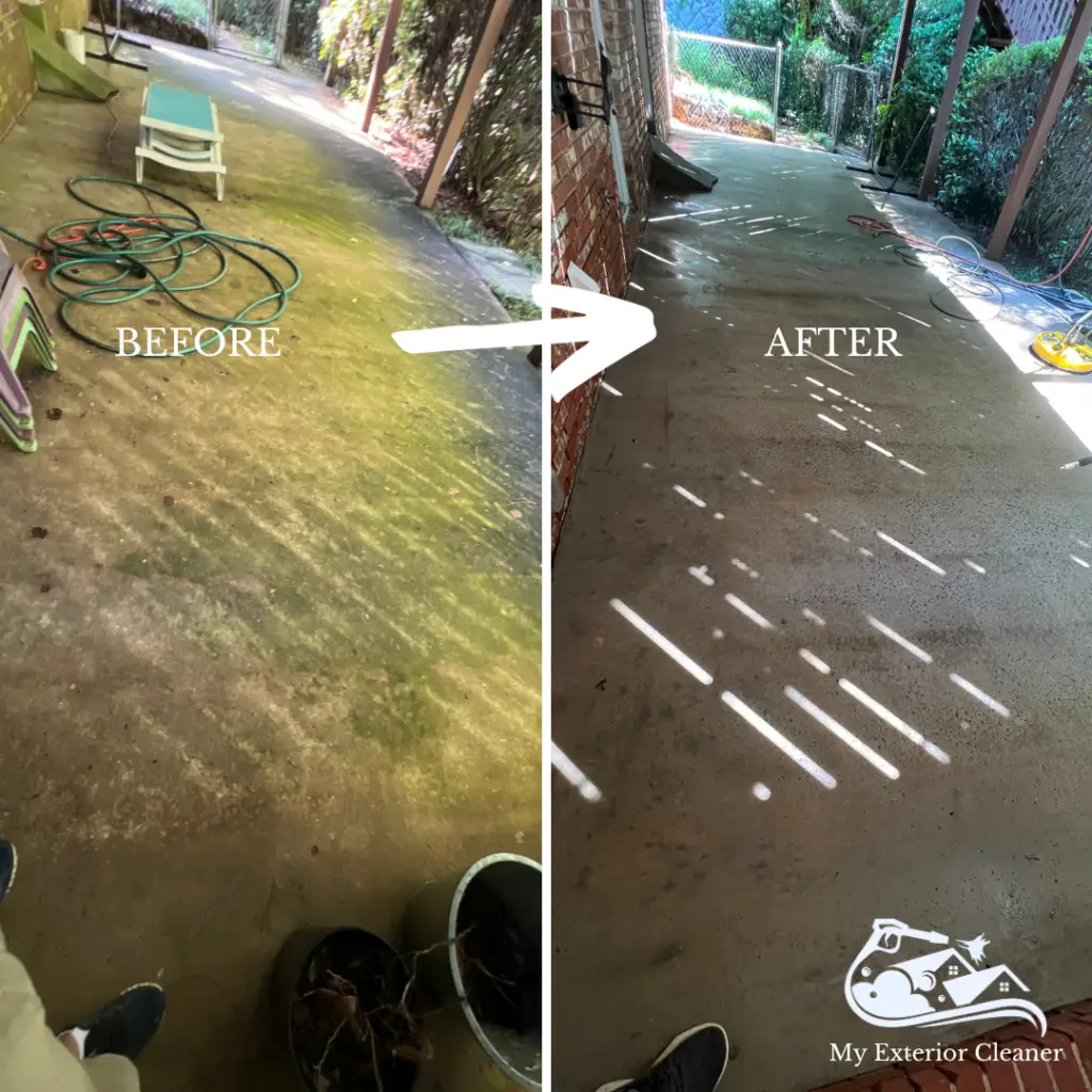 Concrete Pressure Washing Patio Decatur, Ga